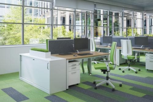 Nowy Styl Bürodrehstuhl Navigo Profi mit Synchronmechanik, grün