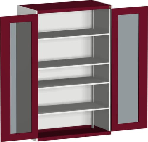 bott Systemschrank cubio mit 4 Böden, Breite 1300 mm