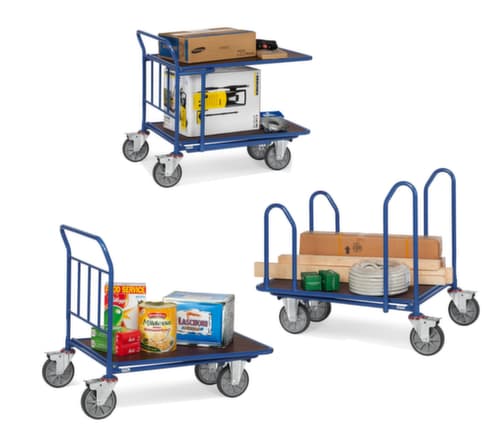 fetra Langgut-Raumsparwagen, Traglast 500 kg, Ladefläche 1000 x 700 mm
