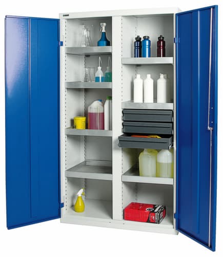 stumpf Umweltschrank aus Stahl, Höhe x Breite x Tiefe 1800 x 1000 x 500 mm