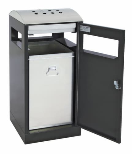 stumpf Kombiascher mit 4-fach Einwurf, RAL7016 Anthrazitgrau