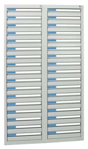 stumpf Schubladenschrank ES 510, 34 Schublade(n), RAL7035 Lichtgrau/RAL7035 Lichtgrau
