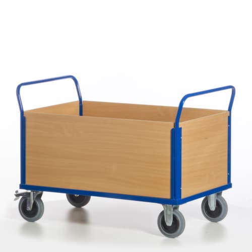 Rollcart Vierwandwagen, Traglast 600 kg, Ladefläche 1200 x 770 mm