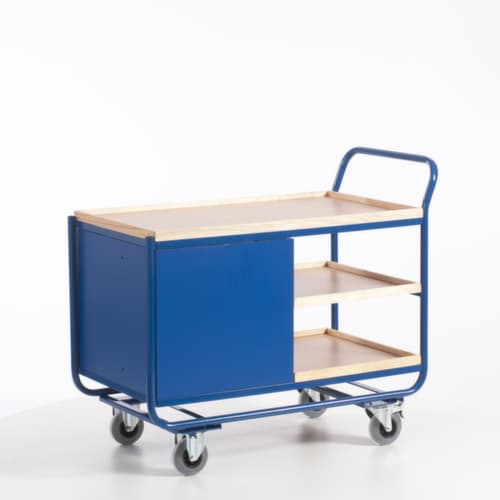 Rollcart Tisch- und Schrankwagen mit Holzarbeitsplatte