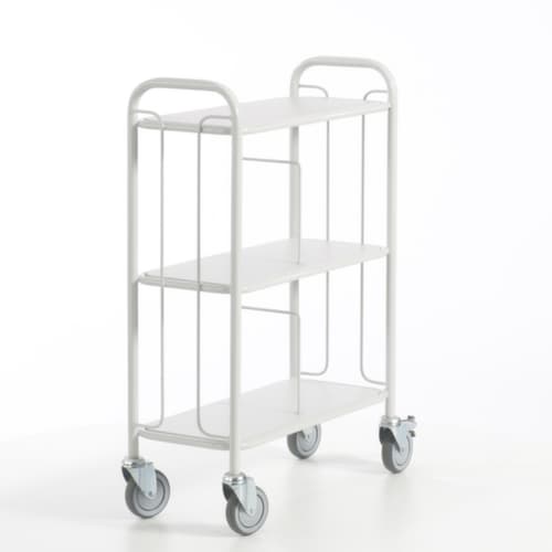 Rollcart Bürowagen, Traglast 150 kg, 3 Etagen