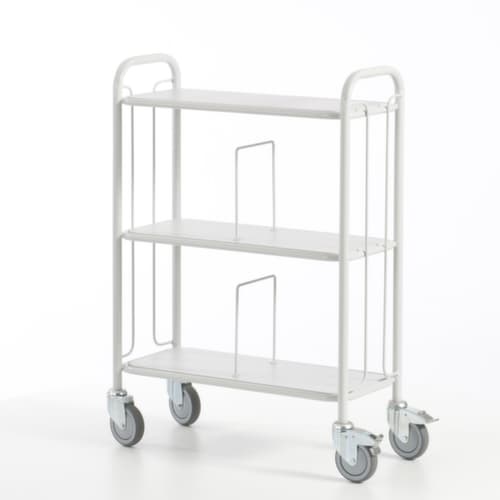 Rollcart Bürowagen, Traglast 150 kg, 3 Etagen