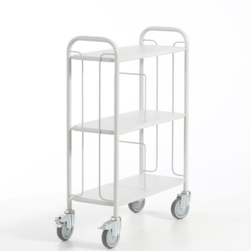 Rollcart Bürowagen, Traglast 150 kg, 3 Etagen