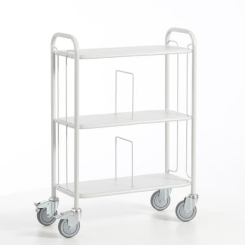 Rollcart Bürowagen, Traglast 150 kg, 3 Etagen