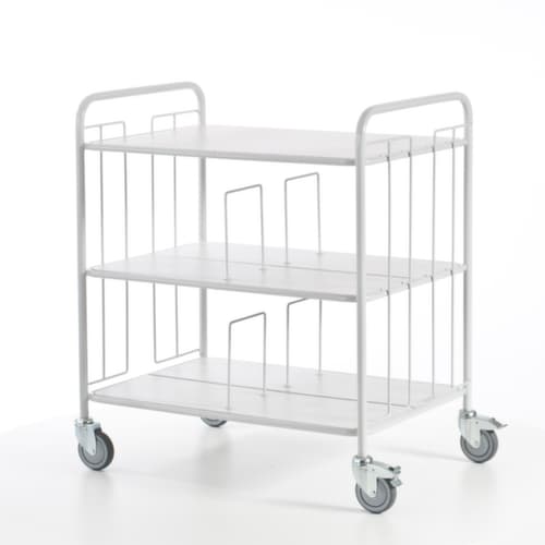Rollcart Bürowagen, Traglast 150 kg, 3 Etagen