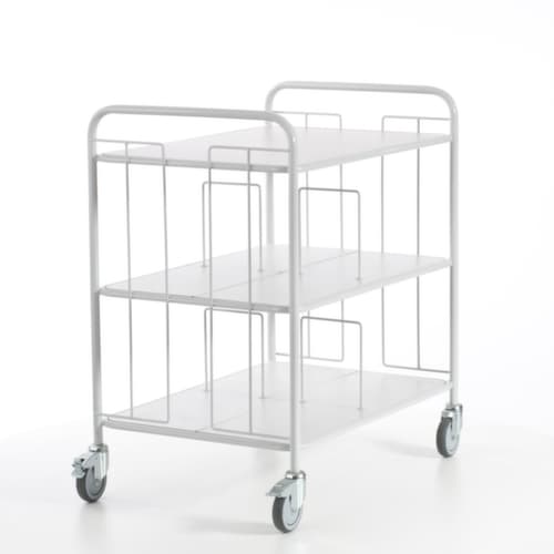 Rollcart Bürowagen, Traglast 150 kg, 3 Etagen