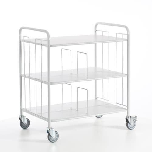 Rollcart Bürowagen, Traglast 150 kg, 3 Etagen
