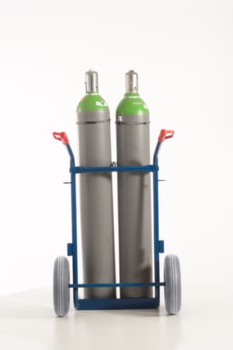 Rollcart Flaschenkarre, für 2x40/50 l Flasche, Luft-Bereifung