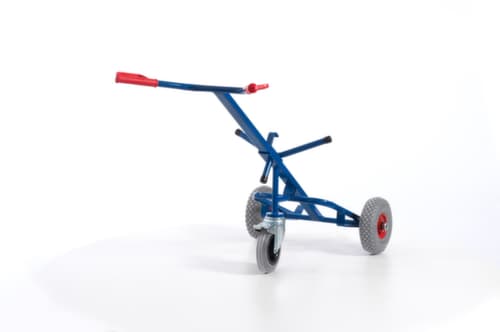 Rollcart Fasskarre mit Stützrad, Traglast 250 kg, Luft-Bereifung