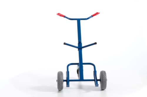 Rollcart Fasskarre mit Stützrad, Traglast 250 kg, Luft-Bereifung