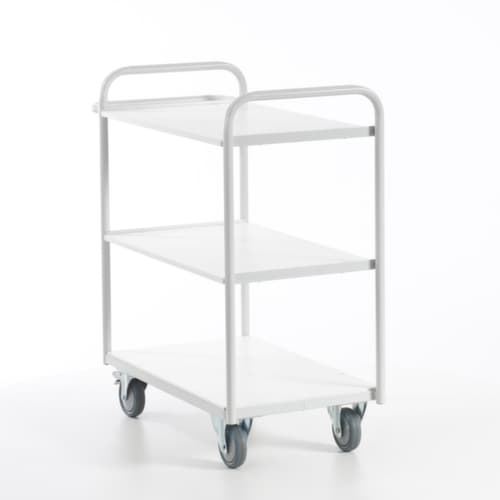 Rollcart Bürowagen, Traglast 150 kg, 3 Etagen