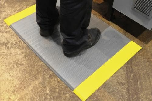 Sicherheits-Bodenbelag Orthomat Ribbed Meterware, Breite 900 mm