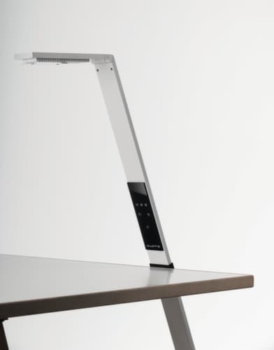Luctra Kabellose LED-Stehleuchte Flex mit biologisch wirksamem Licht, Licht kalt- bis warmweiß - biologisch wirksames Licht, silber