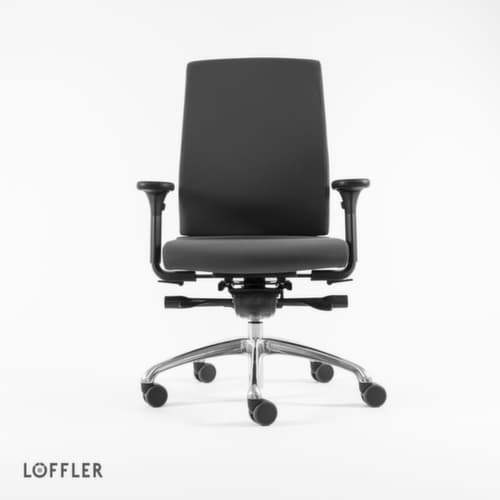 Löffler Drehstuhl Figo, grau
