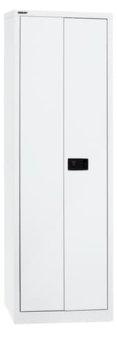 Bisley Aktenschrank Universal, 5 Ordnerhöhen, verkehrsweiß/verkehrsweiß