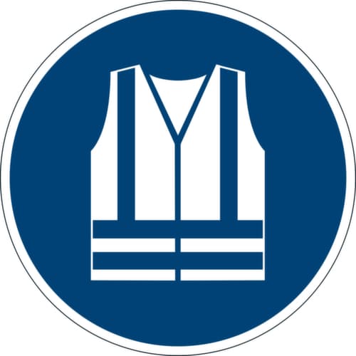 Durable Gebotsschild, Bodenaufkleber, rutschhemmend