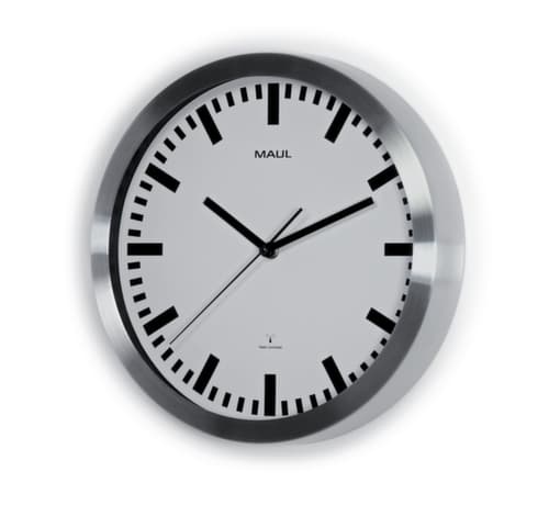 MAUL Funk-Wanduhr, mit Balkenziffern, Ø 300 mm