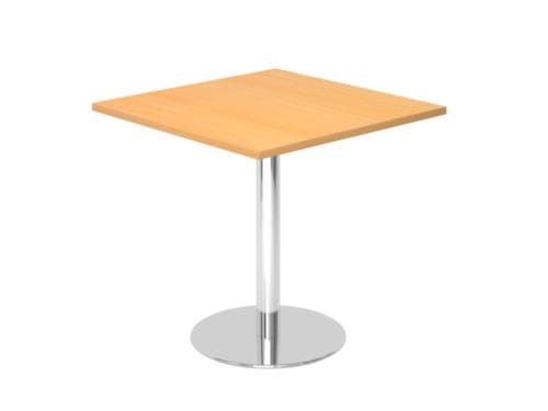 Besprechungstisch, Breite x Tiefe 800 x 800 mm, Platte Buche