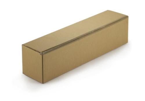 Langer Faltkarton mit Öffnung an Längsseite, 1-wellig, 800 x 150 x 150 mm