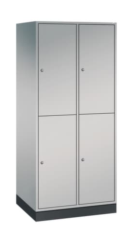 C+P Doppelstöckiger Großraum-Garderobenschrank Intro, Abteilbreite 360 mm