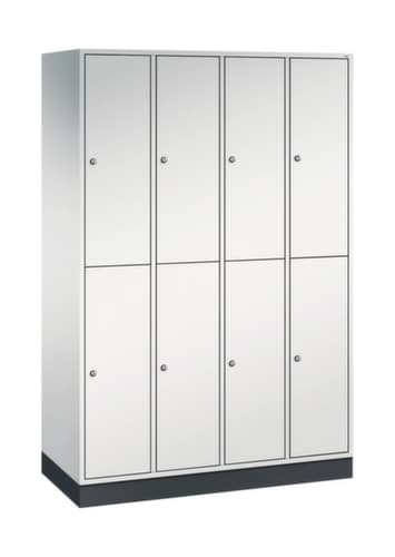 C+P Doppelstöckiger Garderobenschrank Intro, Abteilbreite 260 mm