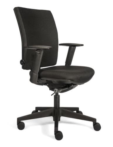 Bürodrehstuhl 706+ mit Synchronmechanik, schwarz