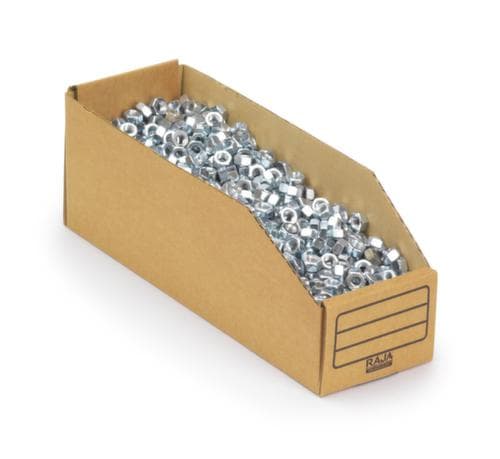 Karton-Regalkasten, Tiefe 301 mm, braun