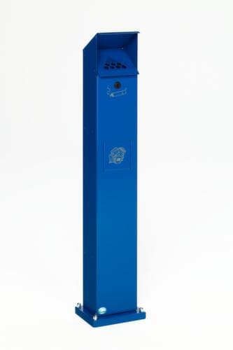 VAR Standascher mit Wetterschutzdach, enzianblau