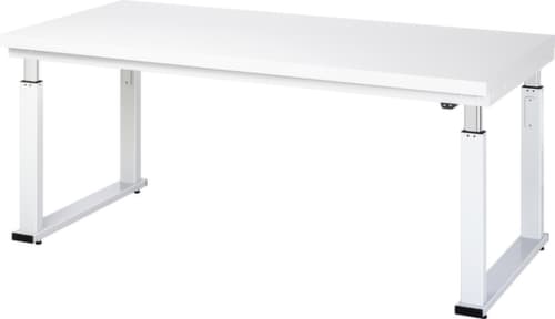 RAU Elektrisch höhenverstellbare Werkbank adlatus 600, RAL7035 Lichtgrau