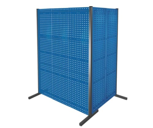 Kappes Loch-/Schlitzplatten-Trennwand RasterPlan® als Doppelfeld 90°