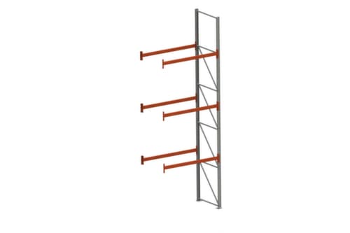 META Palettenregal MULTIPAL für 8 Paletten, 1910 mm breit, 4 Lagerebenen