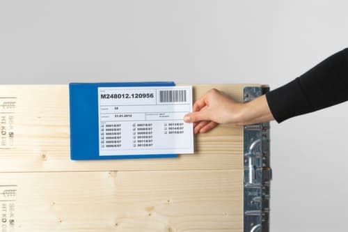 EICHNER Kennzeichnungstasche zum Überhängen, DIN A6, zum Überhängen