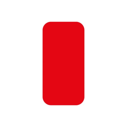 EICHNER Klebesymbol, Rechteck, rot