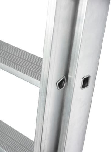 Krause Vielzweckleiter STABILO® Professional +S, 3 x 8 rutschsicher profilierte Sprossen und Stufen