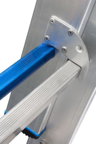 Krause Vielzweckleiter STABILO® Professional +S, 3 x 8 rutschsicher profilierte Sprossen und Stufen