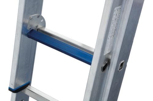 Krause Vielzweckleiter STABILO® Professional +S, 3 x 8 rutschsicher profilierte Sprossen und Stufen