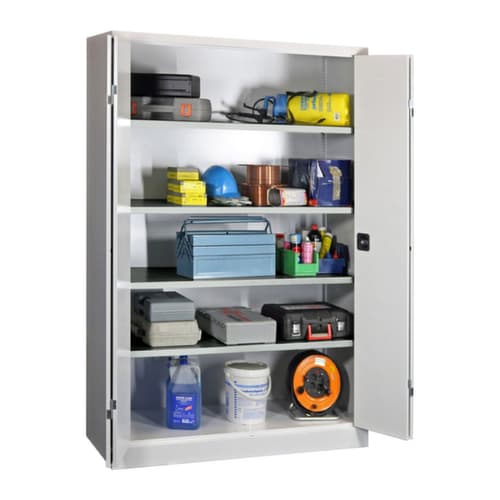 PAVOY Großraum-Falttürenschrank Basis aus Stahlblech