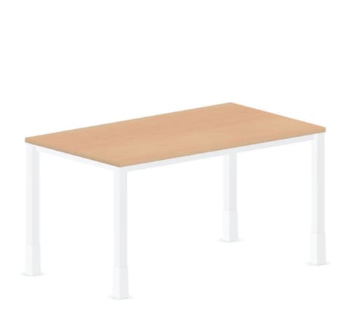 Nowy Styl Schreibtisch E10 mit 4-Fußgestell