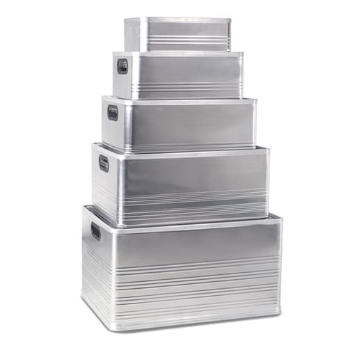 Alu-Transportkasten-Set