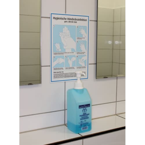 Hygieneaushang Handdesinfektion, PVC