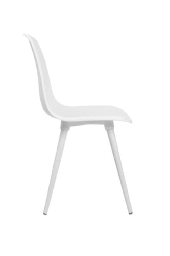 Topstar Besucherstuhl T2020 mit Sitzschale aus Kunststoff, Sitz weiß, 4-Fußgestell