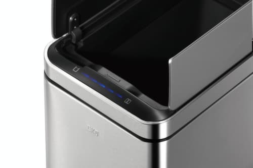 Sensor-Abfallbehälter EKO Deluxe Phantom aus Edelstahl, 30 l