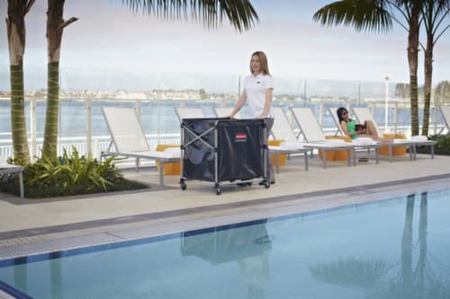 Rubbermaid Klappbarer Wäschewagen X-Cart