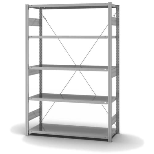 hofe System-Steckregal, Höhe x Breite x Tiefe 2000 x 1360 x 535 mm, 5 Böden