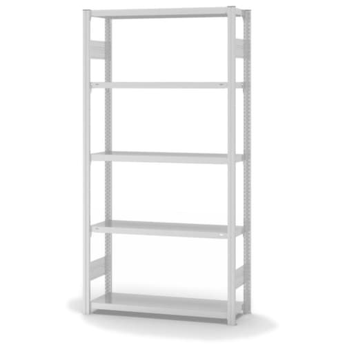 hofe Traversenregal in mittelschwerer Bauart, Höhe x Breite x Tiefe 2000 x 1060 x 335 mm, 5 Böden