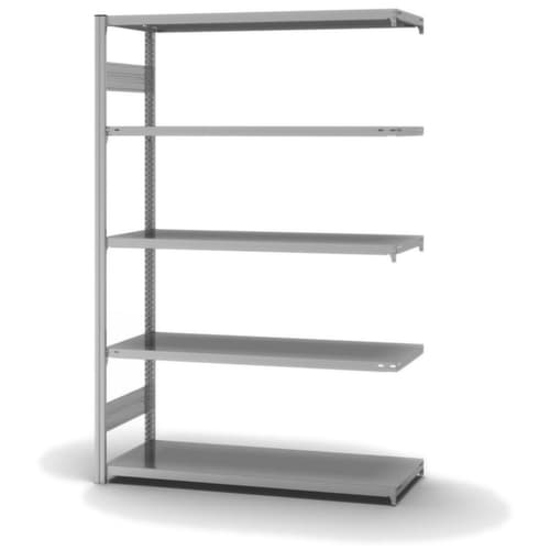 hofe Traversenregal in mittelschwerer Bauart, Höhe x Breite x Tiefe 2000 x 1310 x 535 mm, 5 Böden